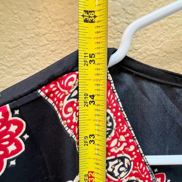 Good Times Short Sleeve Tunic Caftan Dress Cover Up OSFA NWOT - Picture 7 of 8